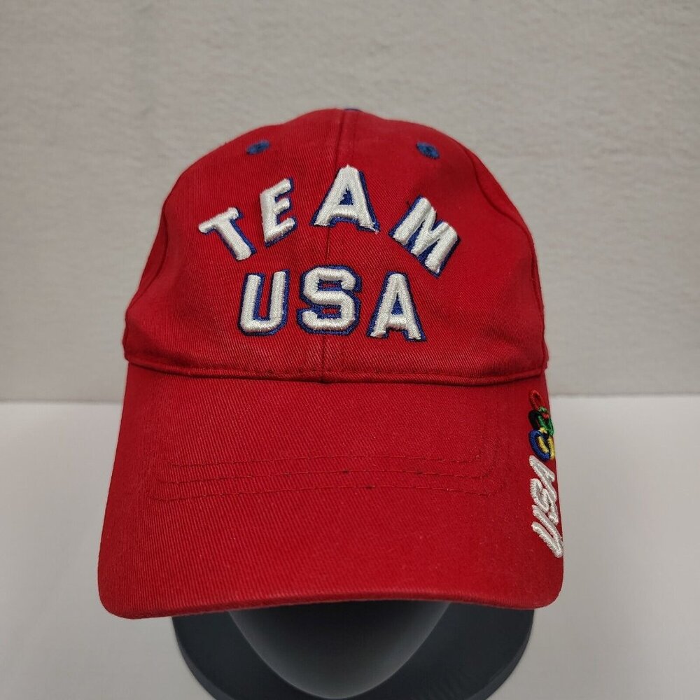 VTG 90's Olympics Team USA Adult Hat Adjustable Baseball Cap